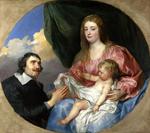欧洲12-19世纪油画五_DYCK, Sir Anthony Van- The Abbe Scaglia adoring the Virgin and Child
